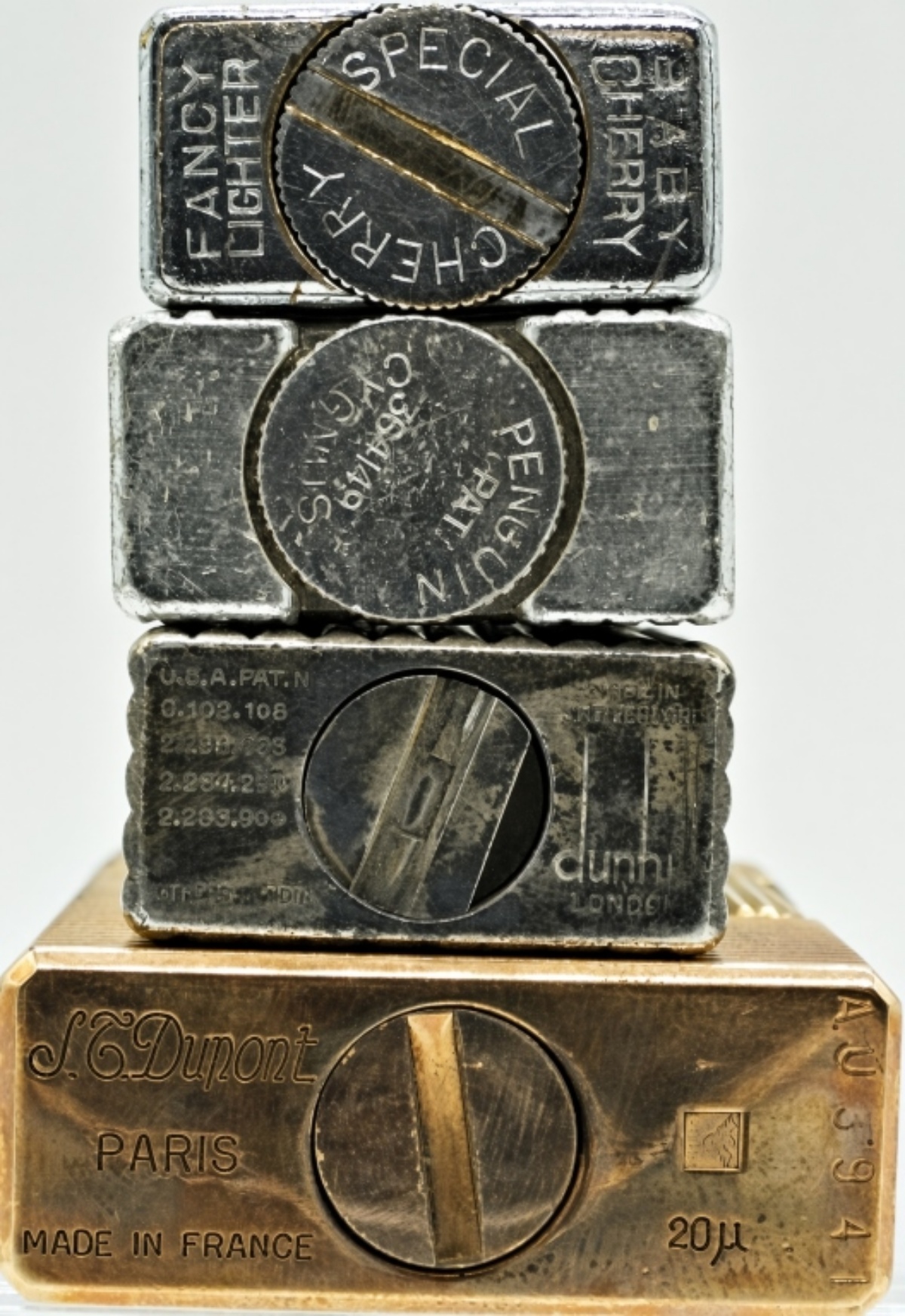 Vintage Lighter Collection - Dunhill, S.T. Dupont