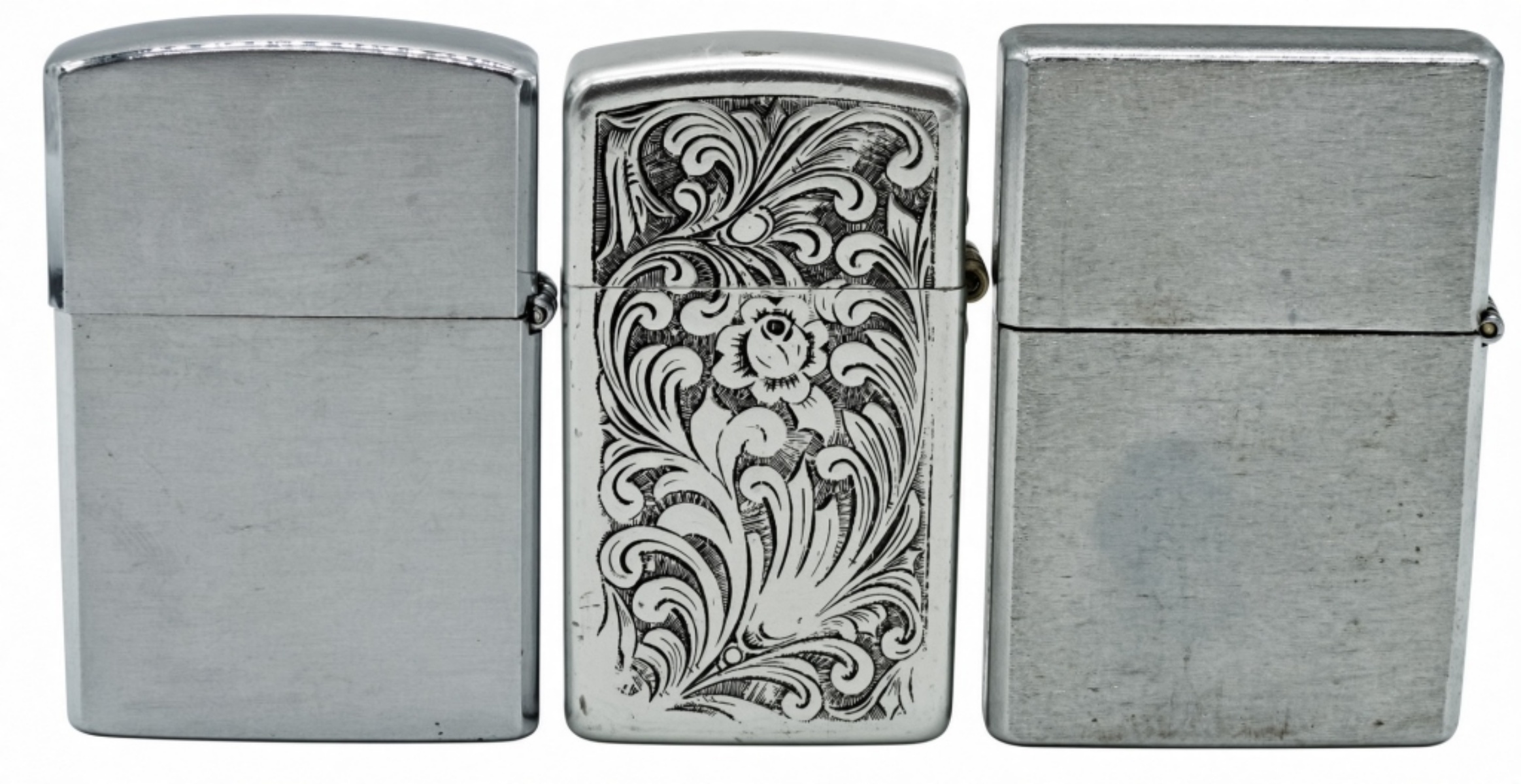Three Vintage Lighters: Barlow, Park & Celebrity