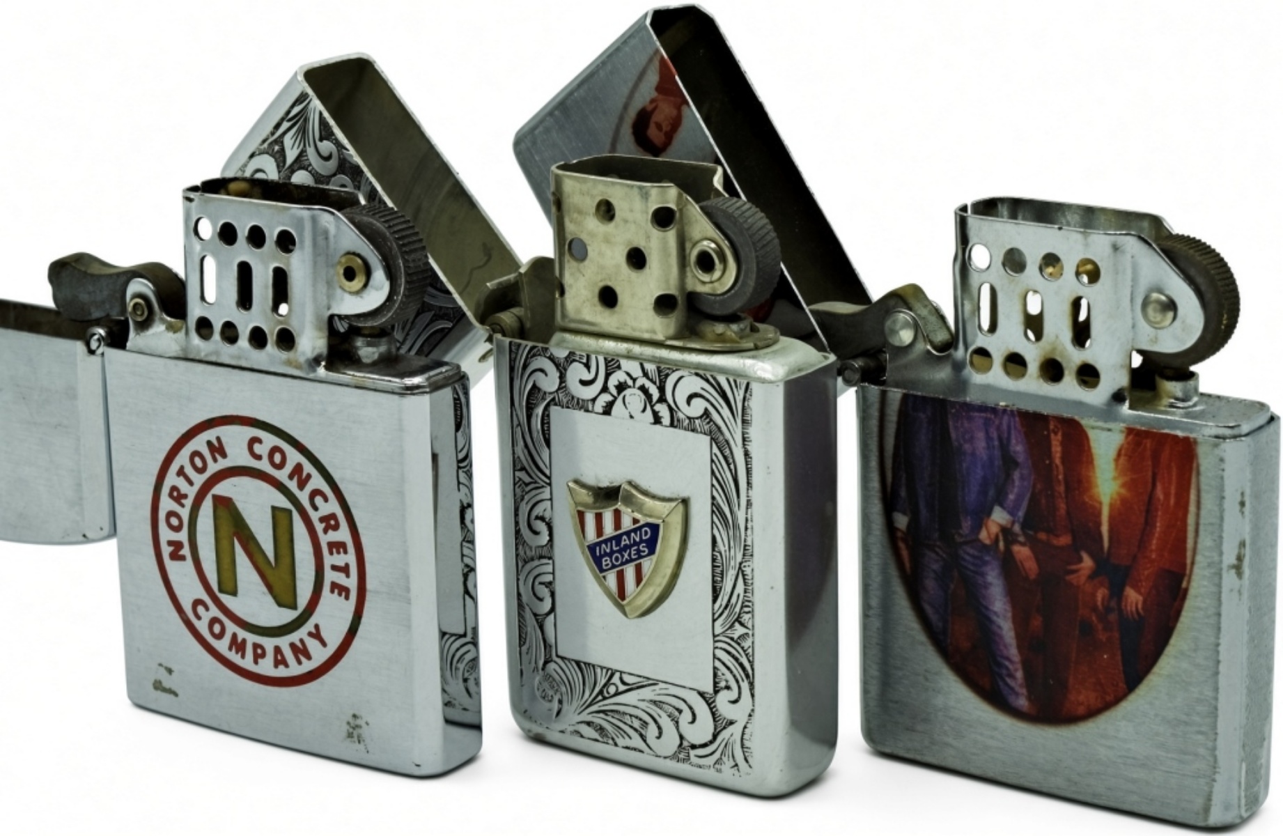 Three Vintage Lighters: Barlow, Park & Celebrity