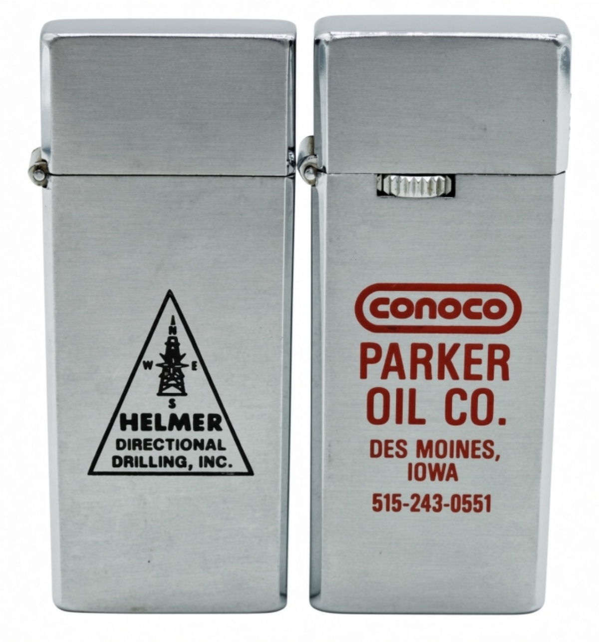 Barlow Slim Advertising Lighters Pair