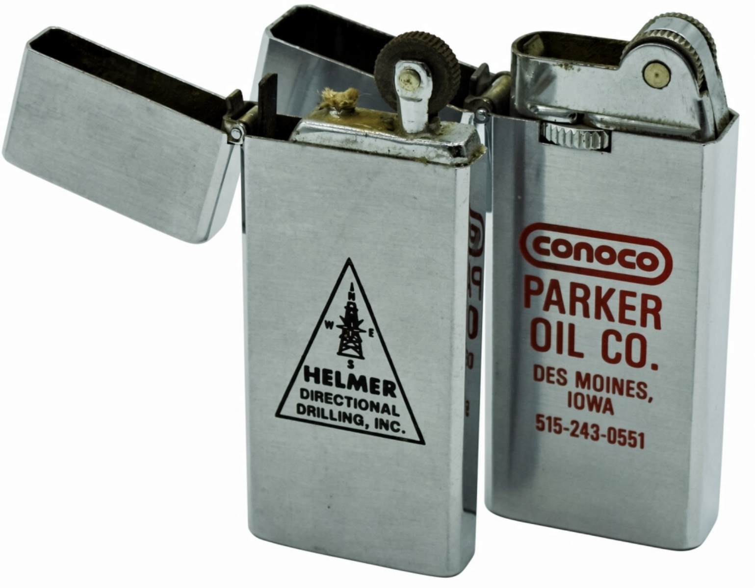 Barlow Slim Advertising Lighters Pair
