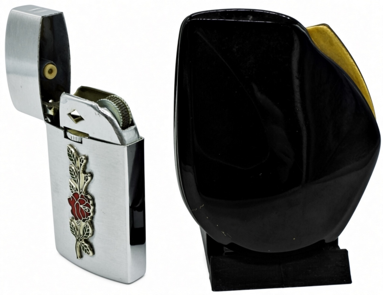 Two Vintage Lighters - Nesor Patite Rose & France
