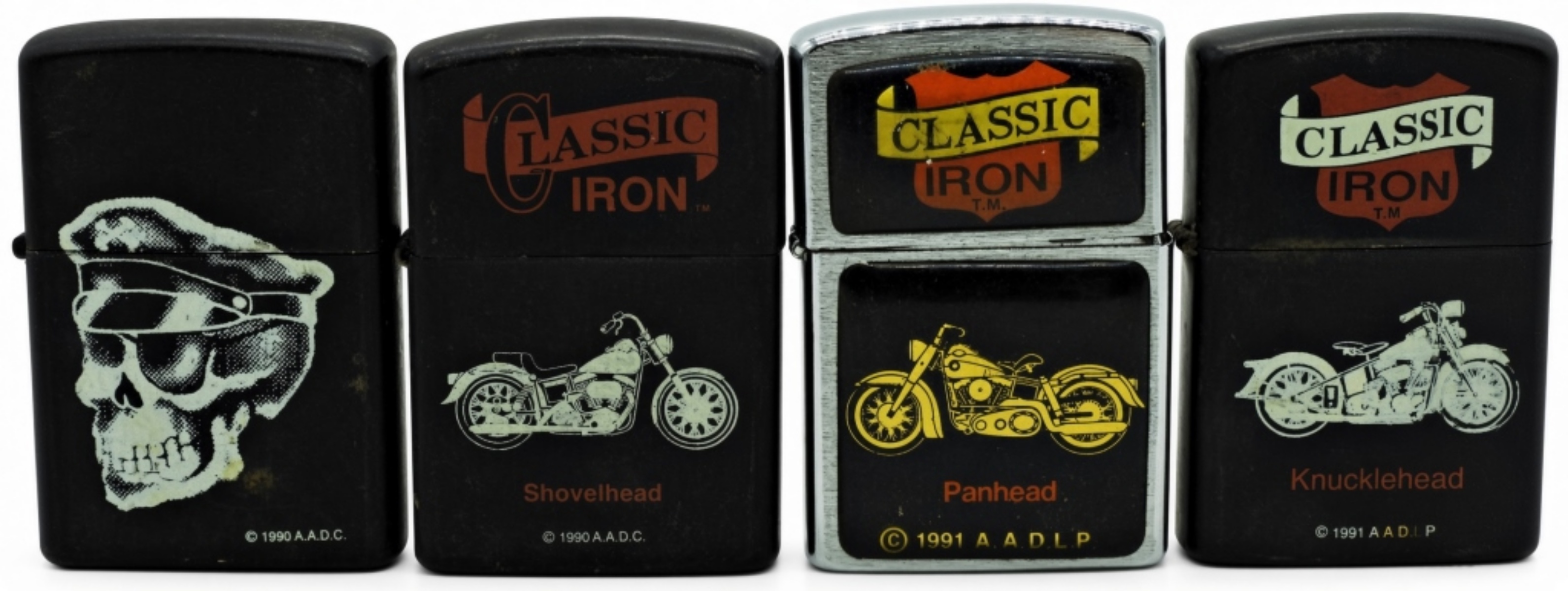 A.A.D.L.P Classic Iron Motorcycle Lighters