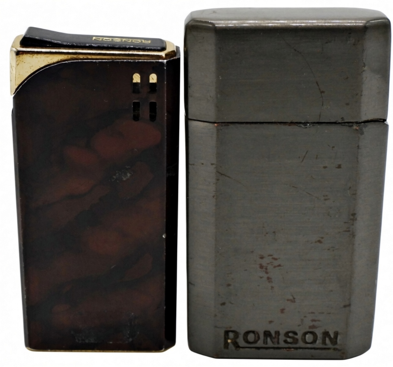 Ronson Jet Lite & Typhoon Lighter Pair