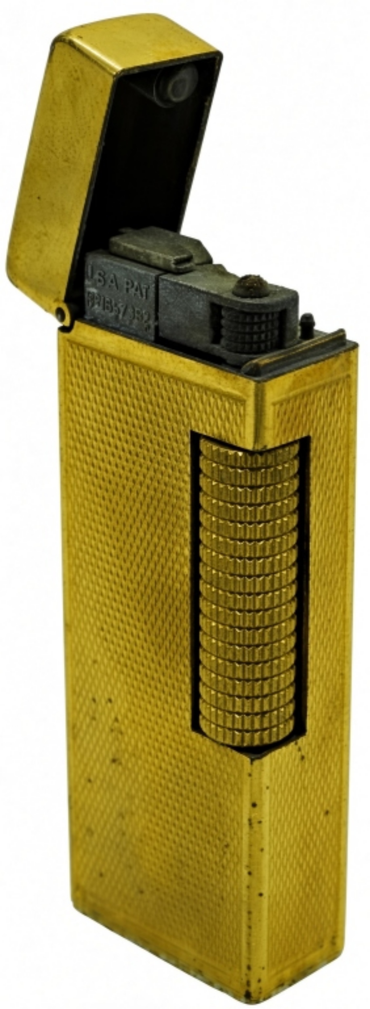 Dunhill Gold Plated Lighter, Engraved "S.M.G."