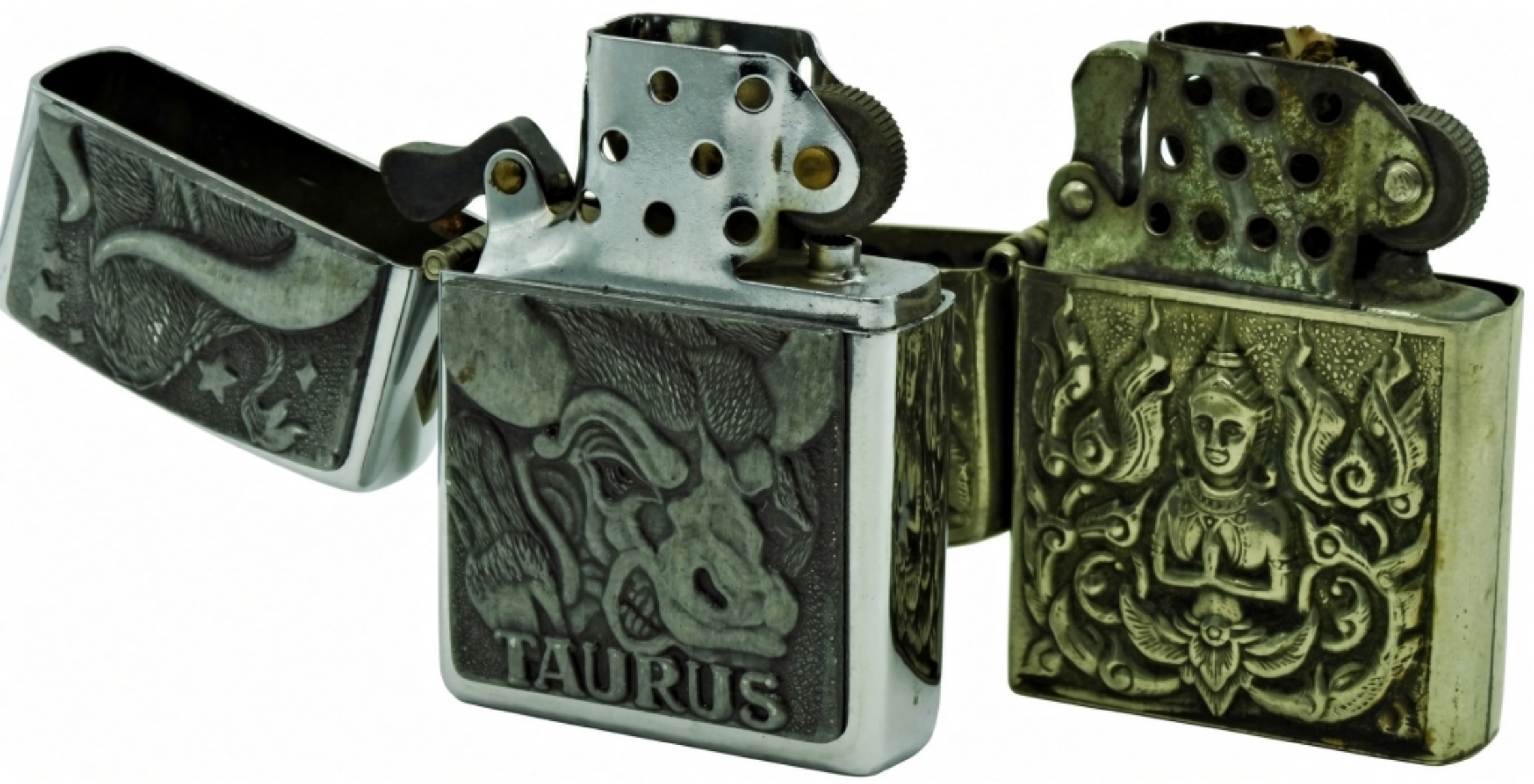 Two Lighters: Taurus & Ornate