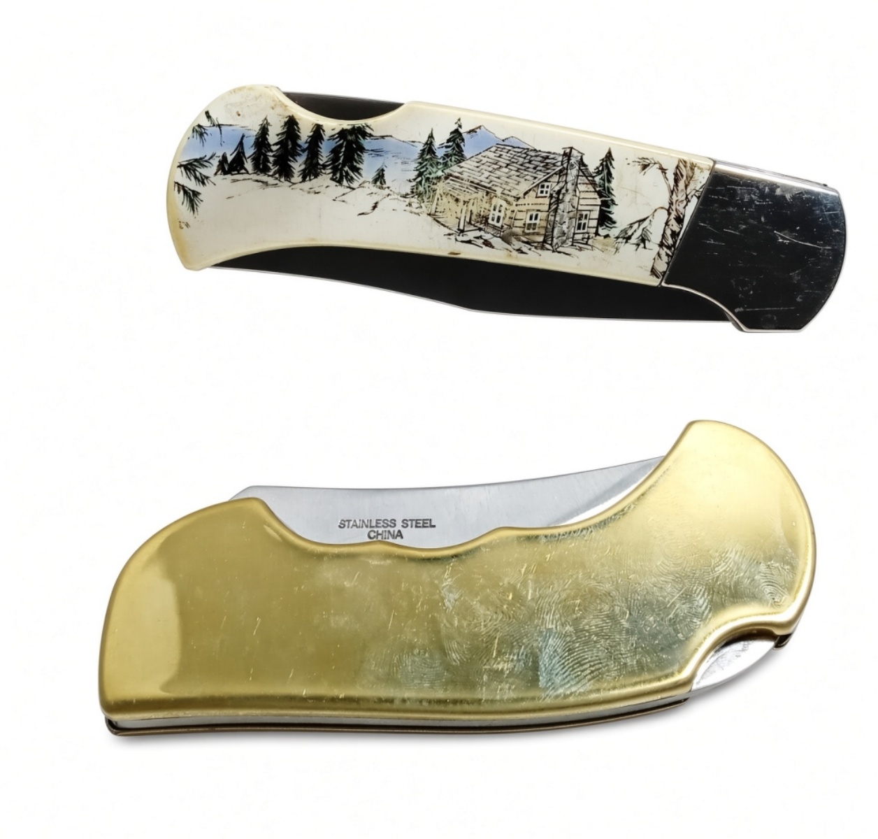 (2) Wildlife Folding Pocket Knives