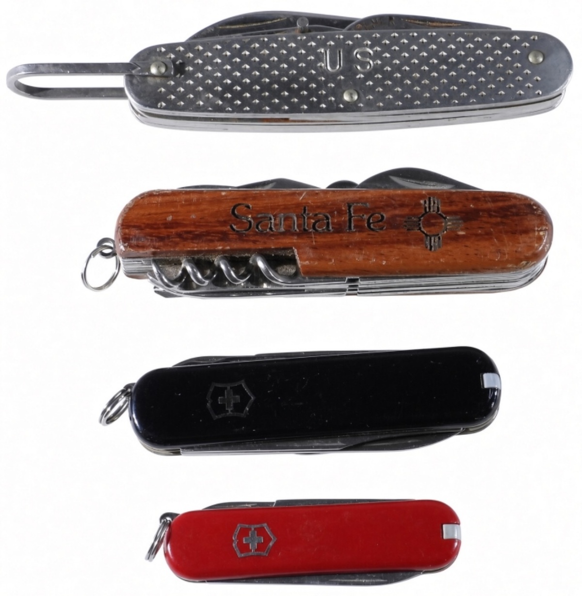 (4) Multi-Tool Pocket Knives (1) U.S. Army