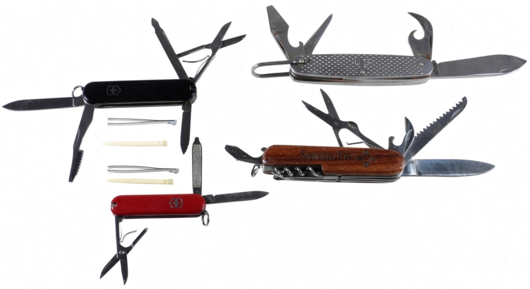 (4) Multi-Tool Pocket Knives (1) U.S. Army