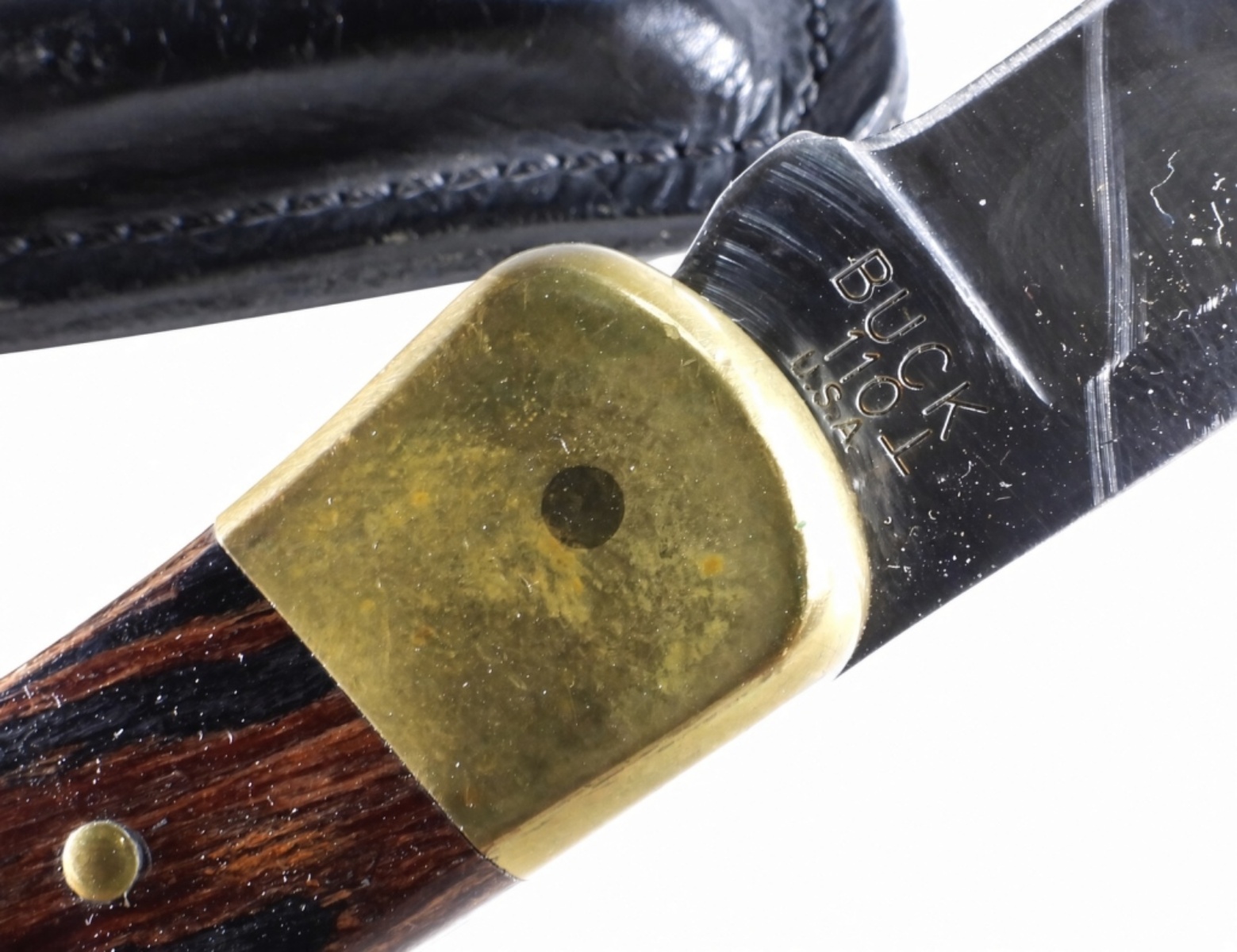 Buck 110 Folding Hunter Knife & Sheath
