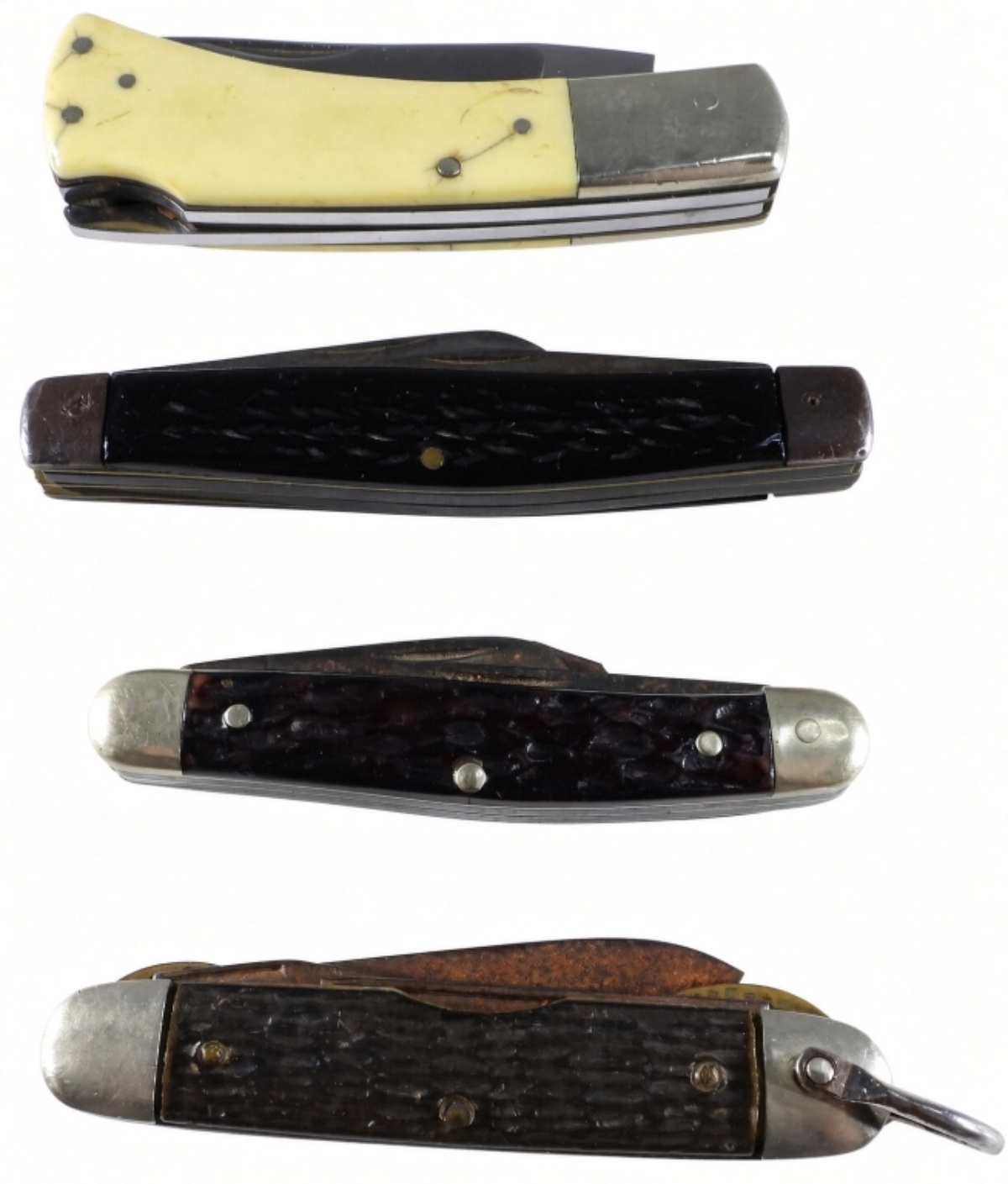 (4) Vintage Pocket Knives: Boy Scouts &