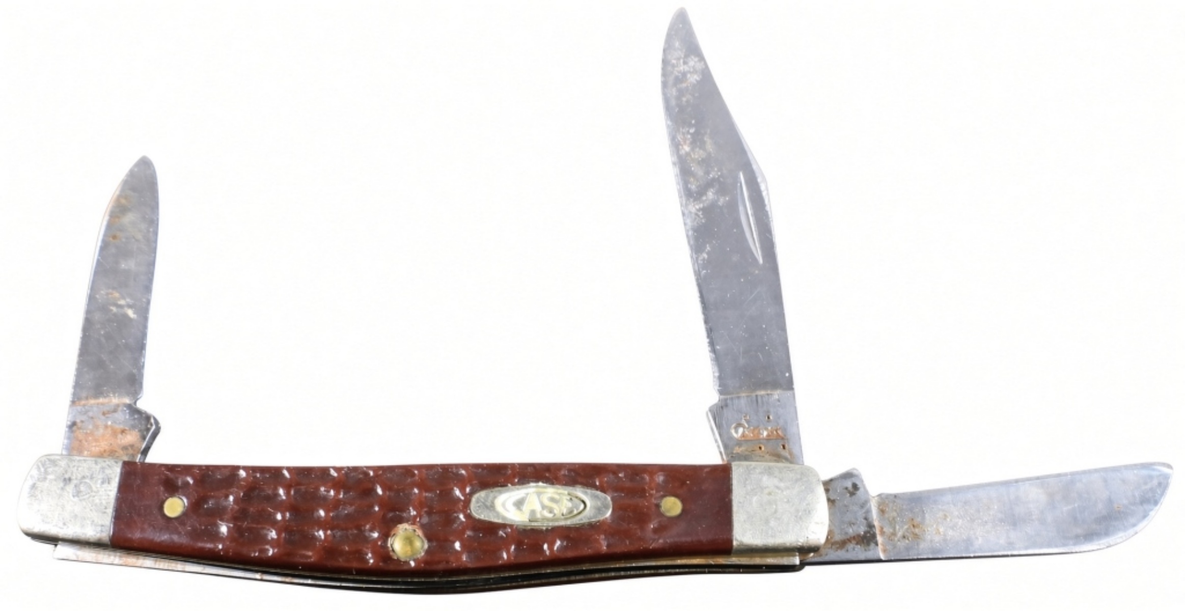 1974 Case XX 3-Blade Stockman Pocket Knife
