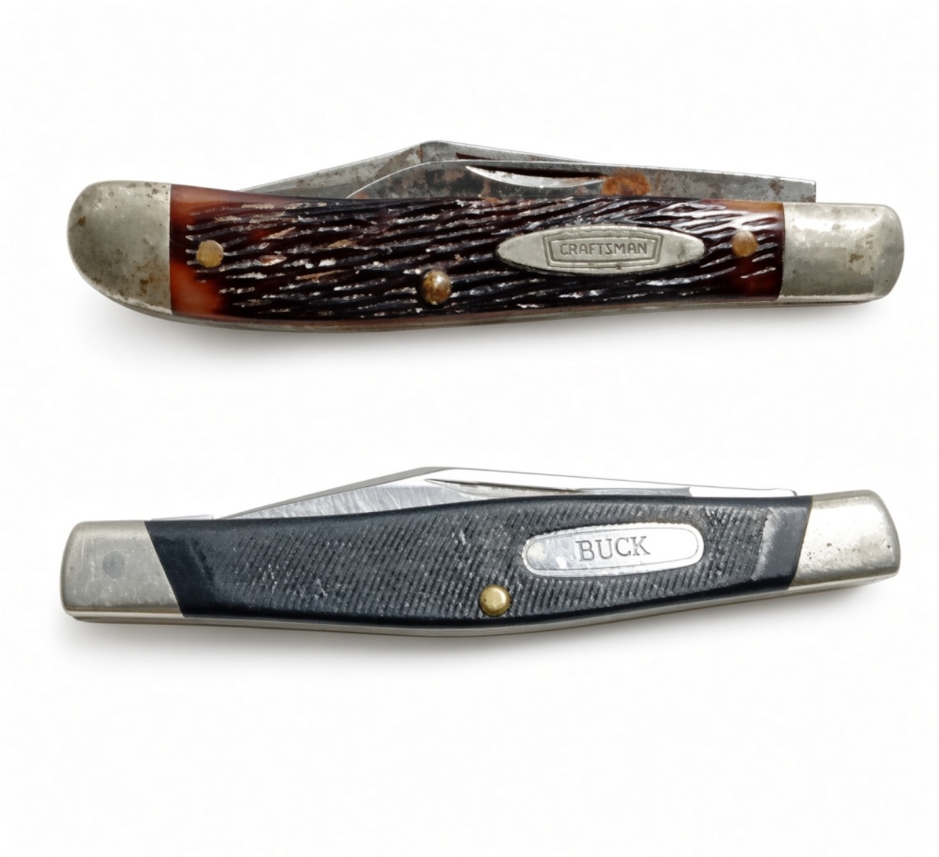 (2) Pocket Knives: Schrade & Buck
