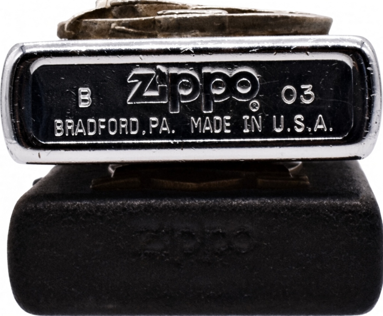 Two Zippo Lighters, Chrome F-22 Fighter & D-Day