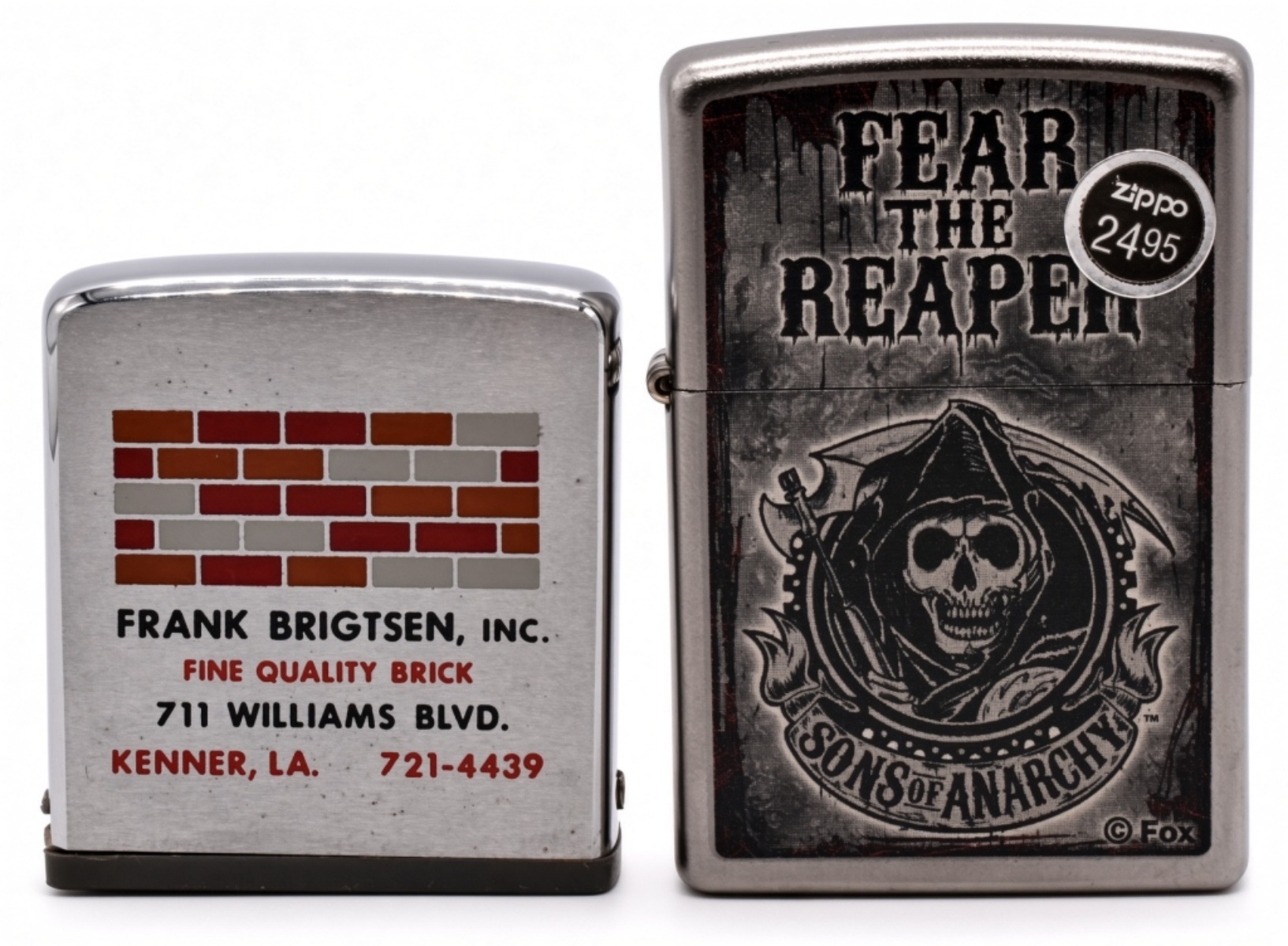 Zippo Advertising Tape Measure & Lighter