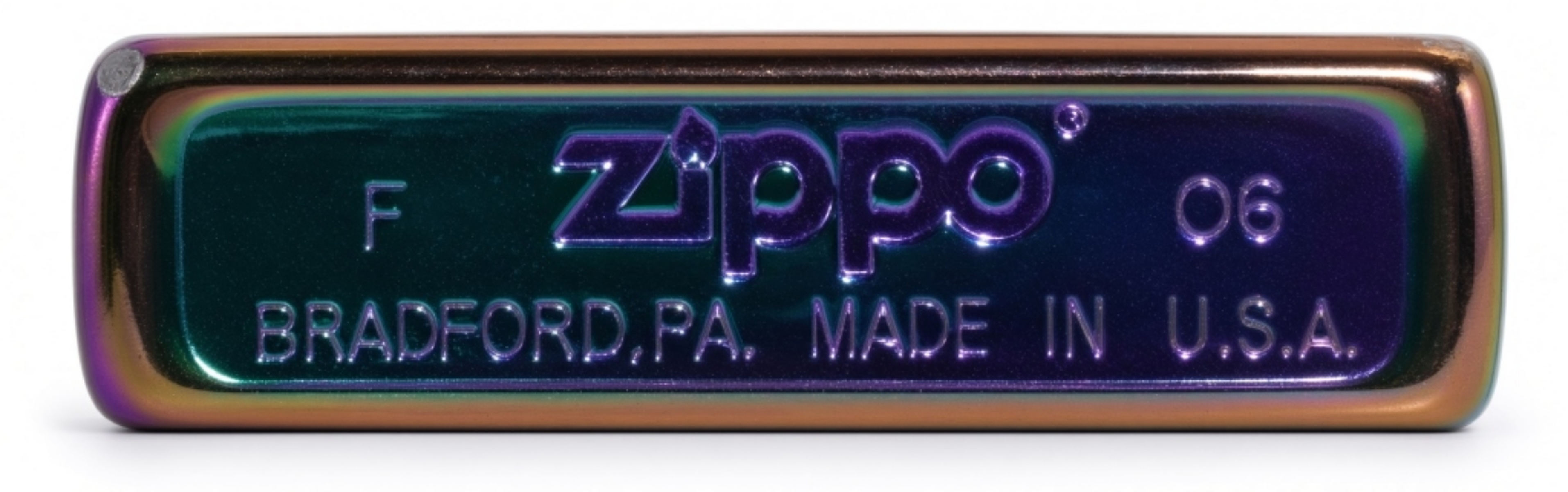 Zippo Superman 2006 Iridescent Chrome Lighter