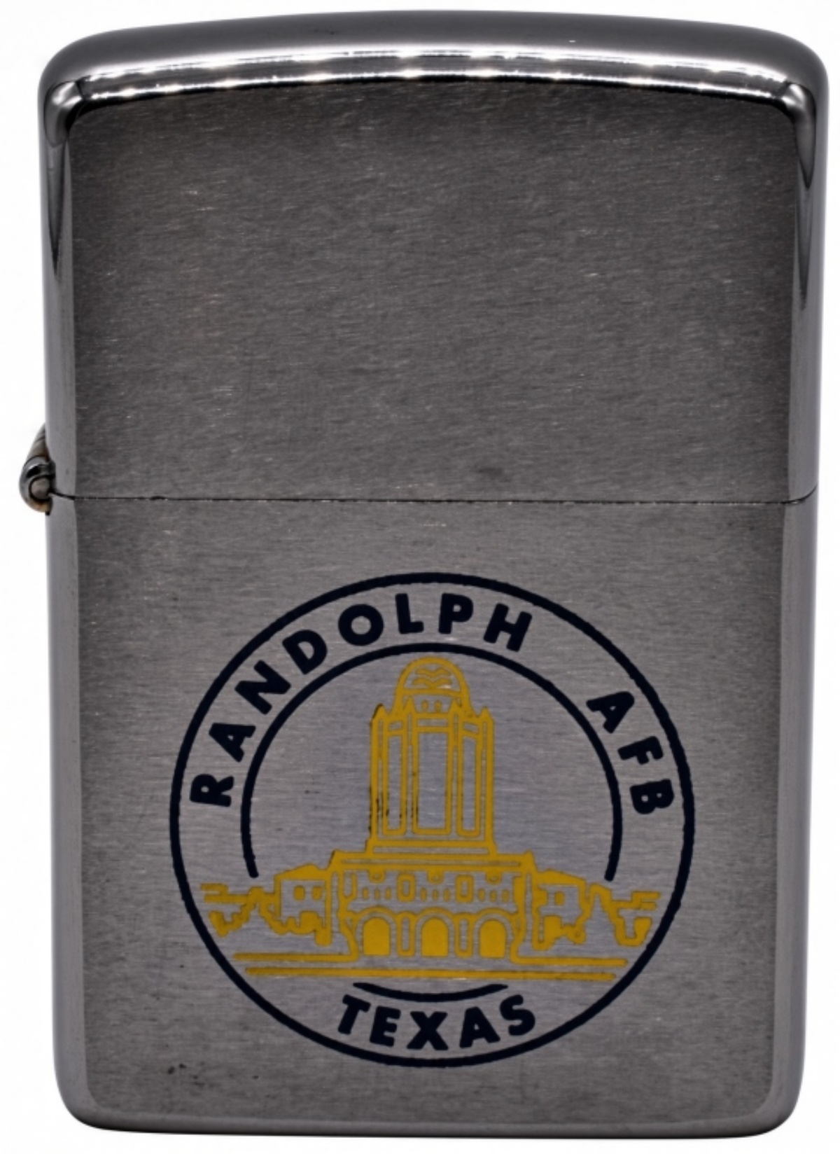 1966 Zippo Randolph AFB Texas Advertising Lighter
