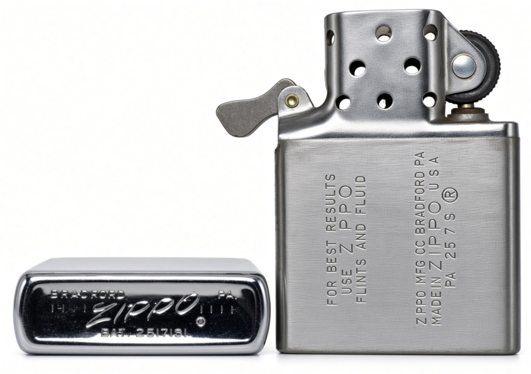 1966 Zippo Randolph AFB Texas Advertising Lighter
