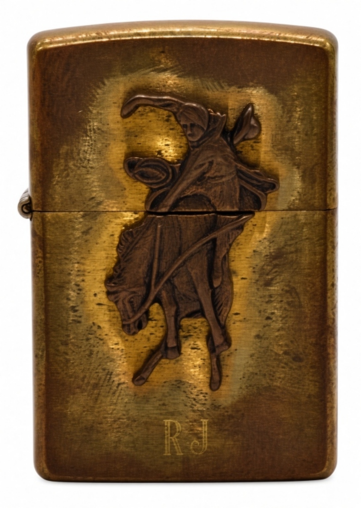 1992 Zippo Marlboro Bronco Rider Advertising Light