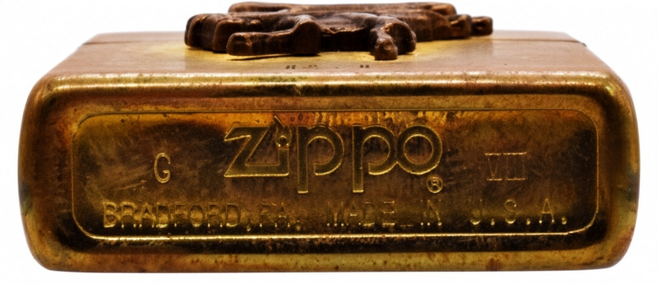 1992 Zippo Marlboro Bronco Rider Advertising Light