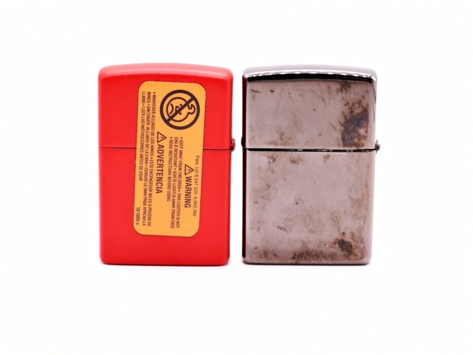 Zippo Lighter Pair, Republican & We Stand United