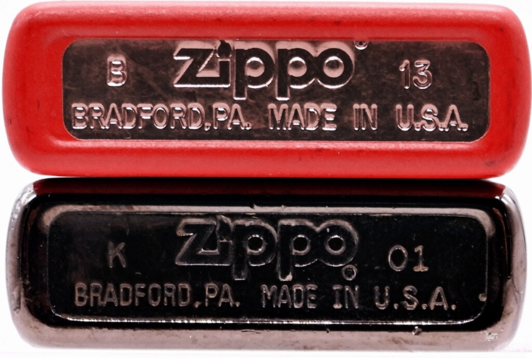 Zippo Lighter Pair, Republican & We Stand United