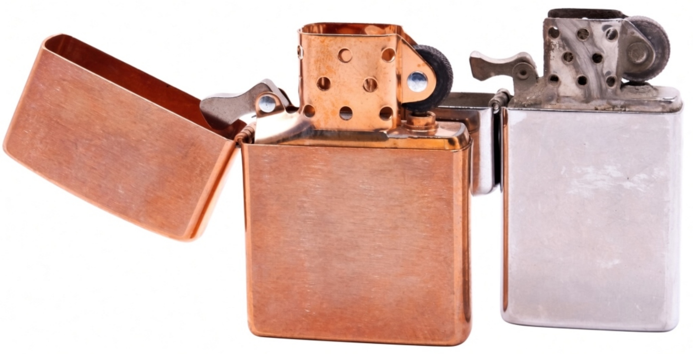 Zippo Lighter Pair, 1979 Slim and 1998