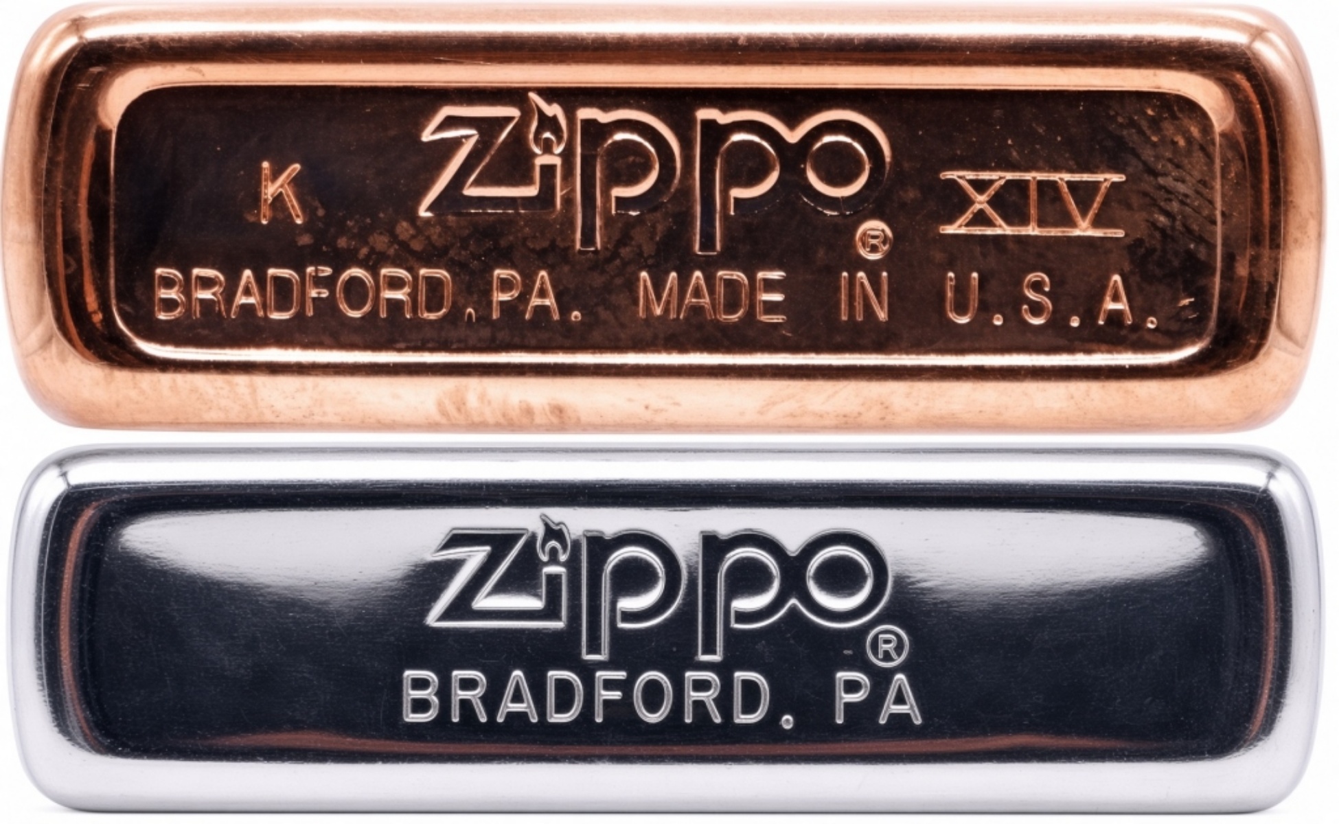 Zippo Lighter Pair, 1979 Slim and 1998