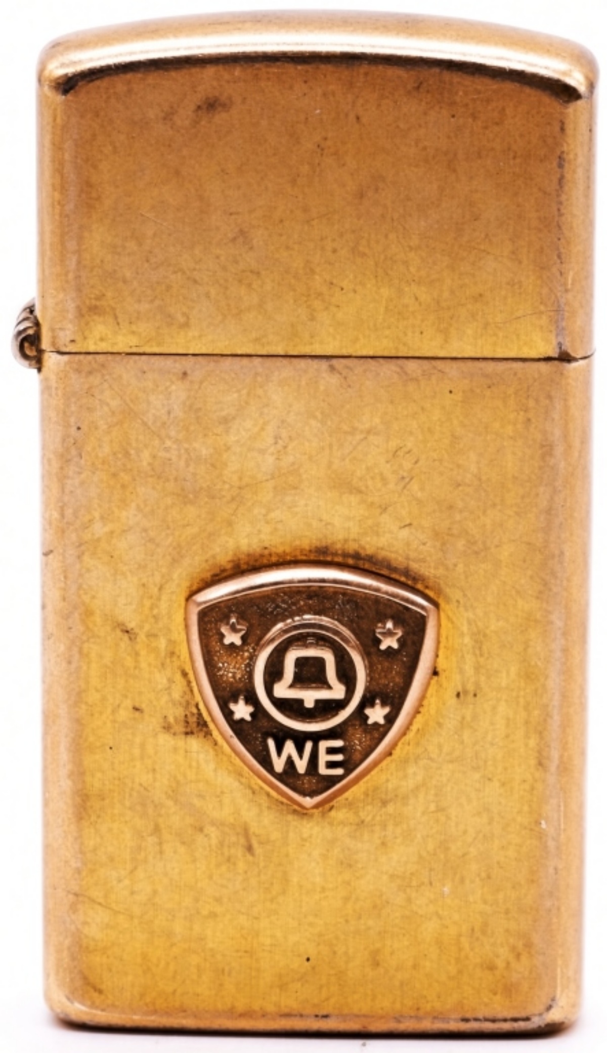 Zippo Slim 10K Gold Filled Western Electric