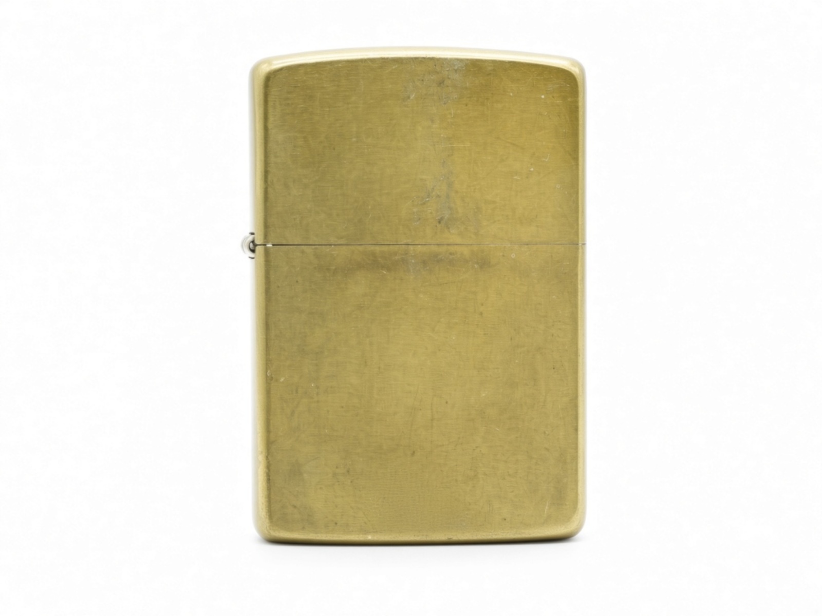 1989 Zippo Slim Brass Lighter
