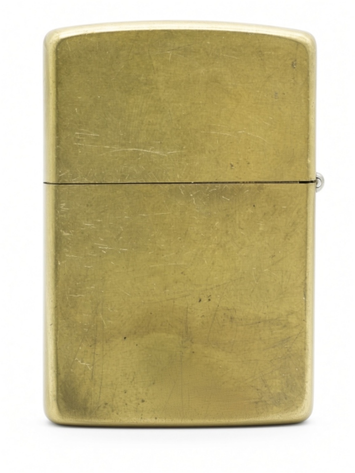 1989 Zippo Slim Brass Lighter