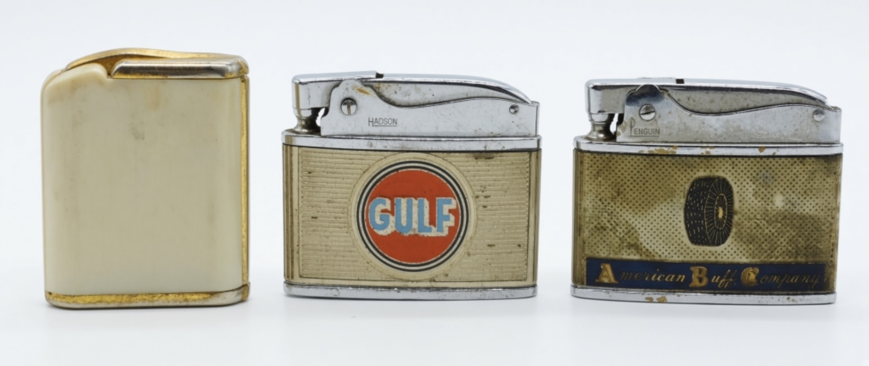 Vintage Lighter Lot - Penguin, Hadson, Lektrolite