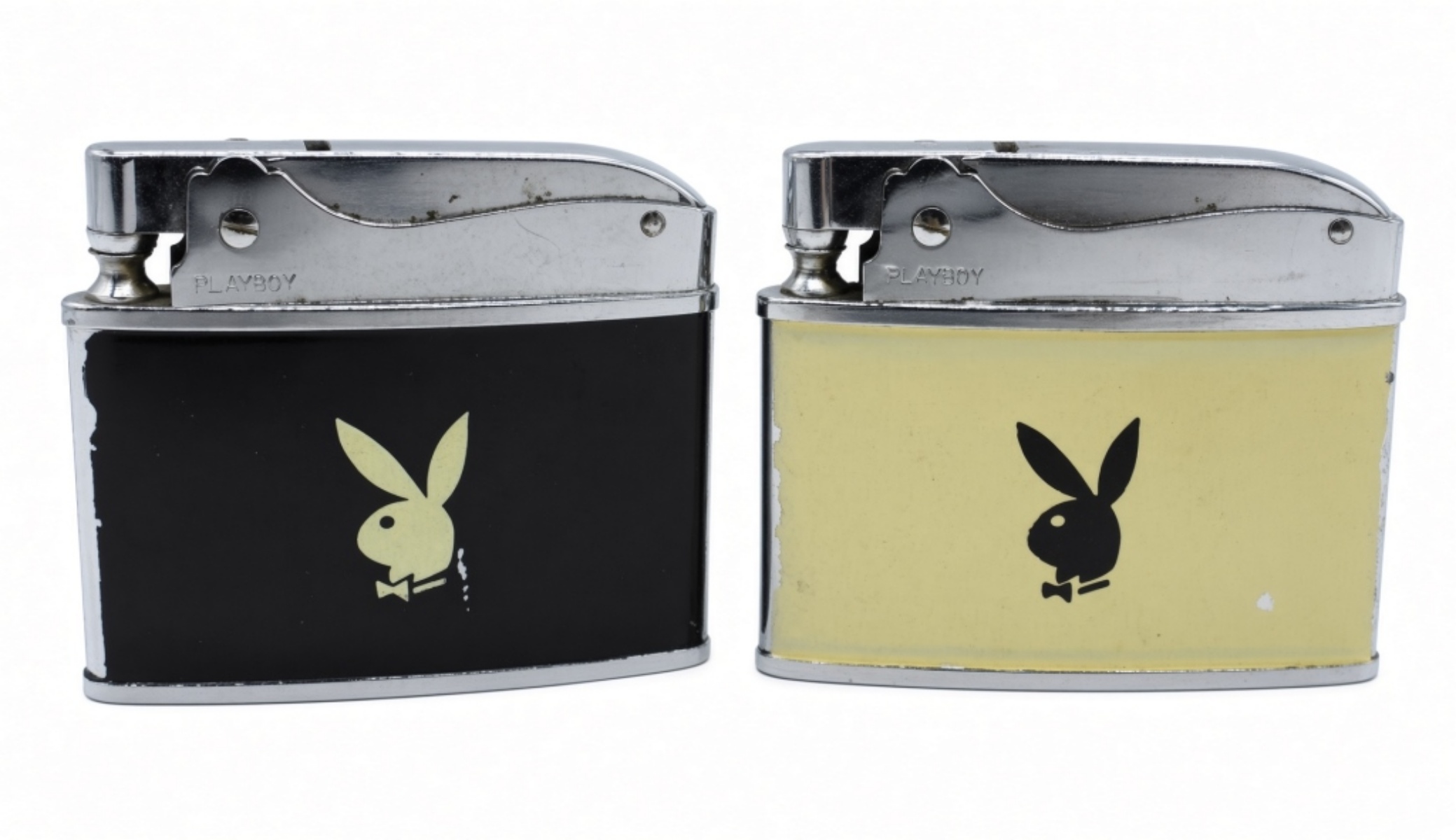 Playboy Bunny Logo Lighters, Pair