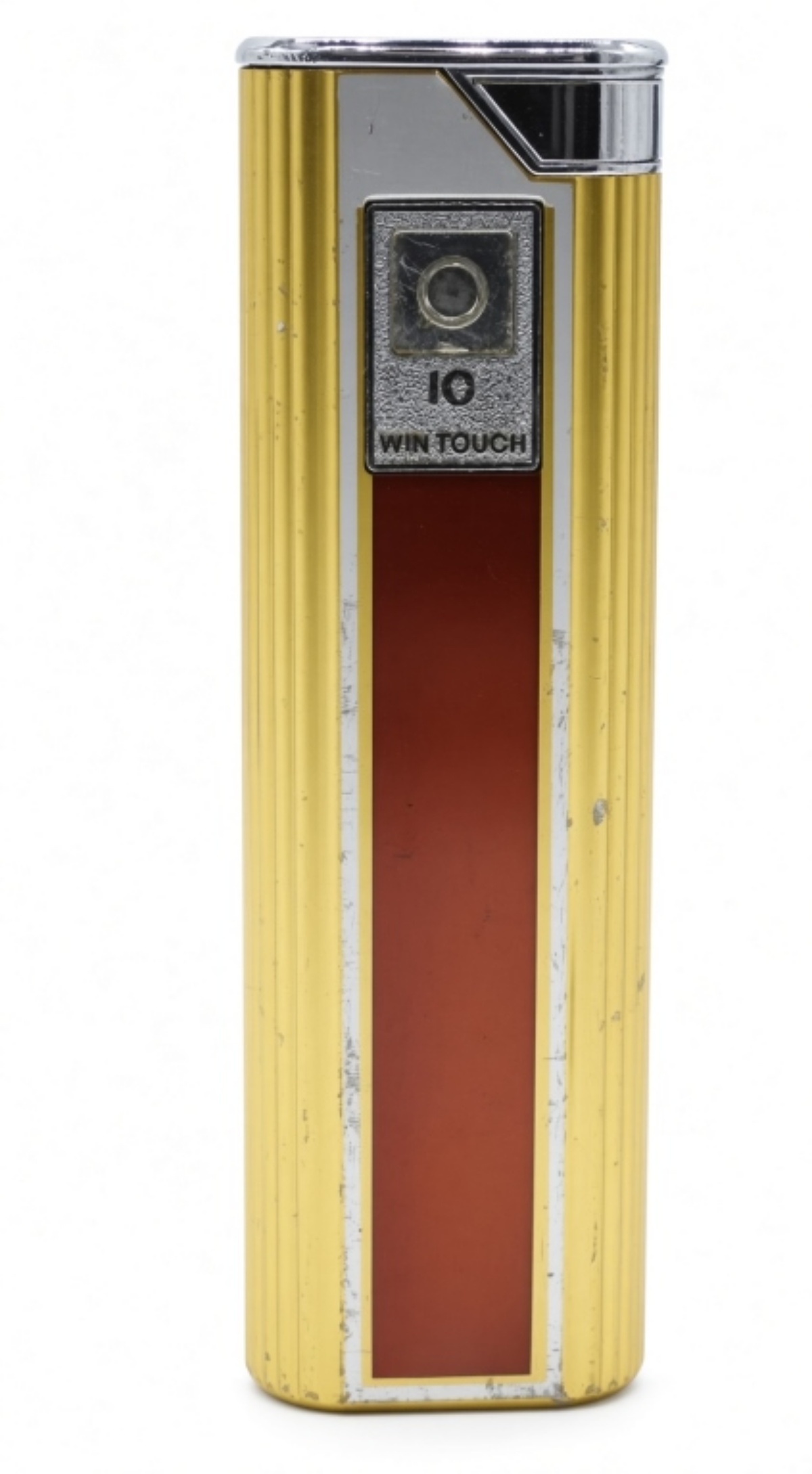 Win Touch Slim Electronic Lighter, Gold-Tone