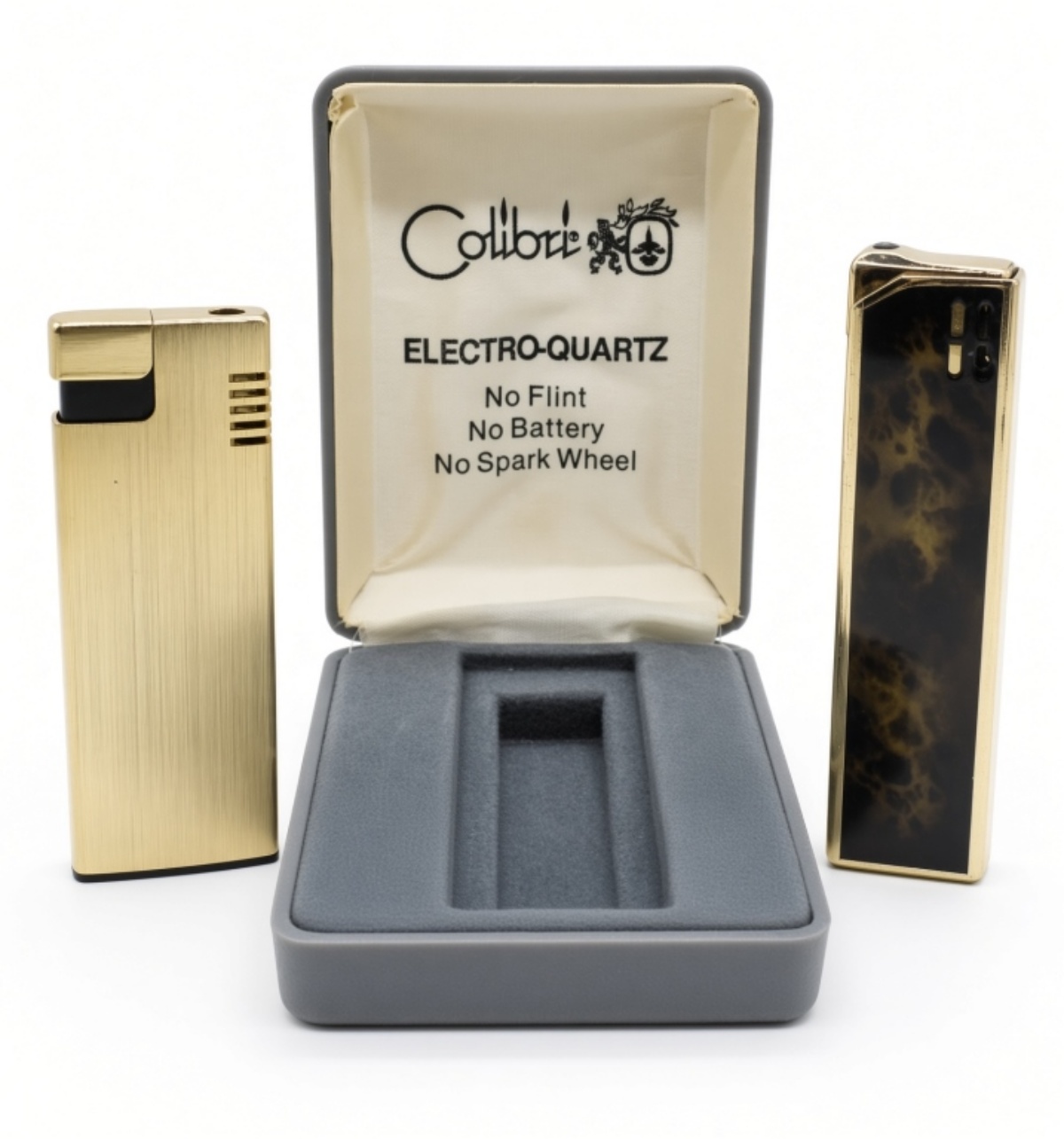 Colibri Electro-Quartz Lighters with Original Box
