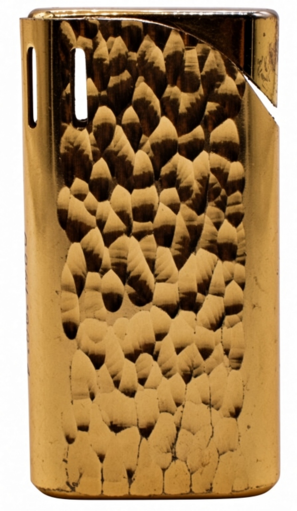 Cordova Piezo Electric Butane Lighter, Gold Nugget