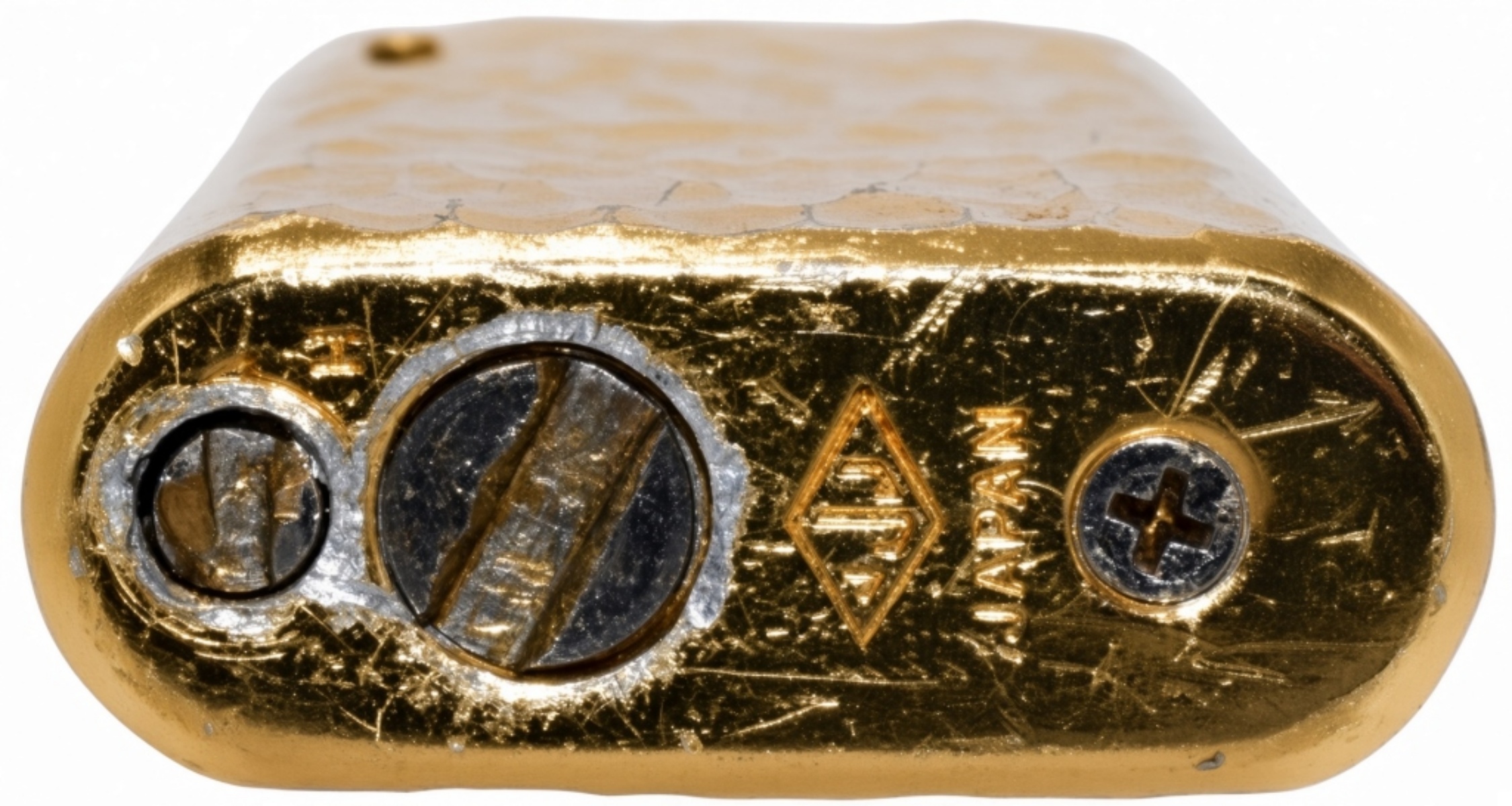 Cordova Piezo Electric Butane Lighter, Gold Nugget