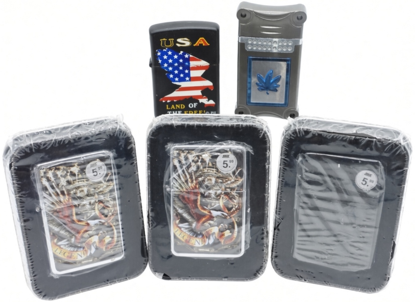 Mixed Lighter Lot - Generic Brands (5pc)