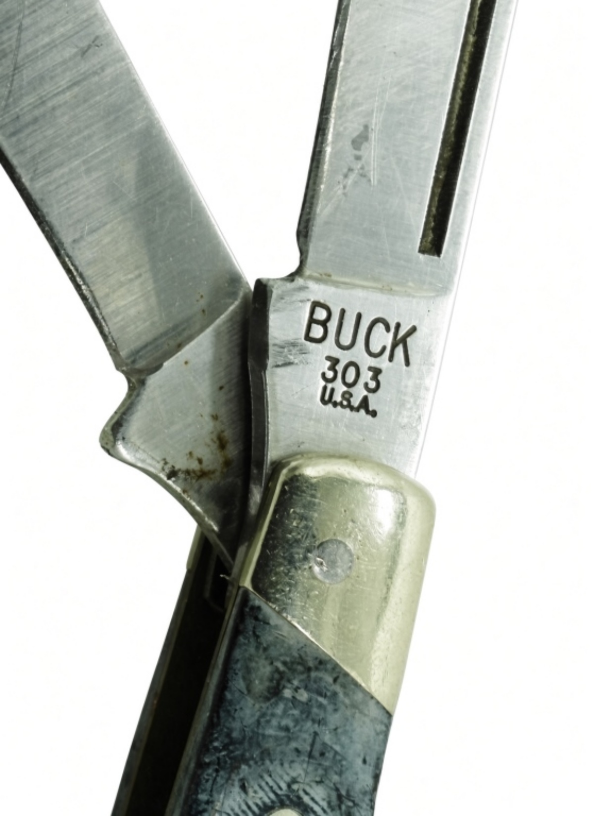 Buck 303 Cadet, Black Delrin Handle