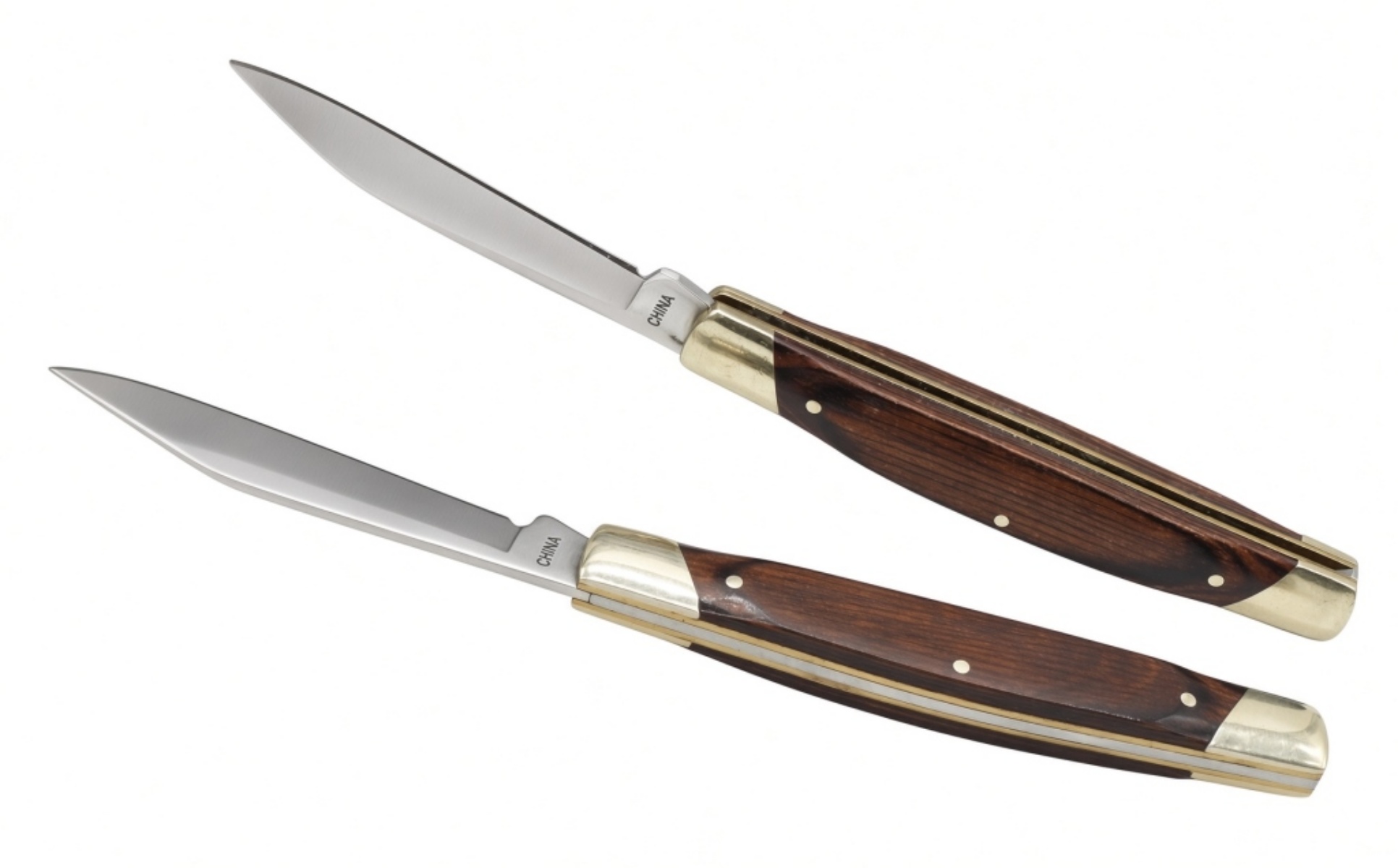 Buck 379 Fixed Blade Knife Set, Wood Handles