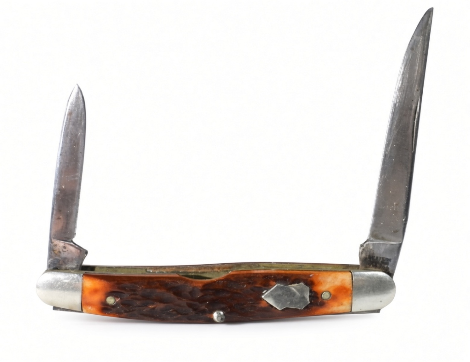 Two-Blade Folding Pocket Knife