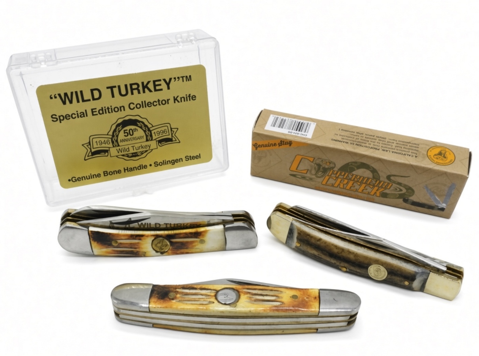 Wild Turkey & Copperhead Creek Pocket Knives (3)