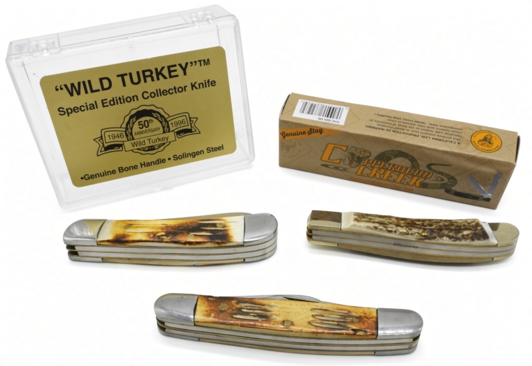 Wild Turkey & Copperhead Creek Pocket Knives (3)