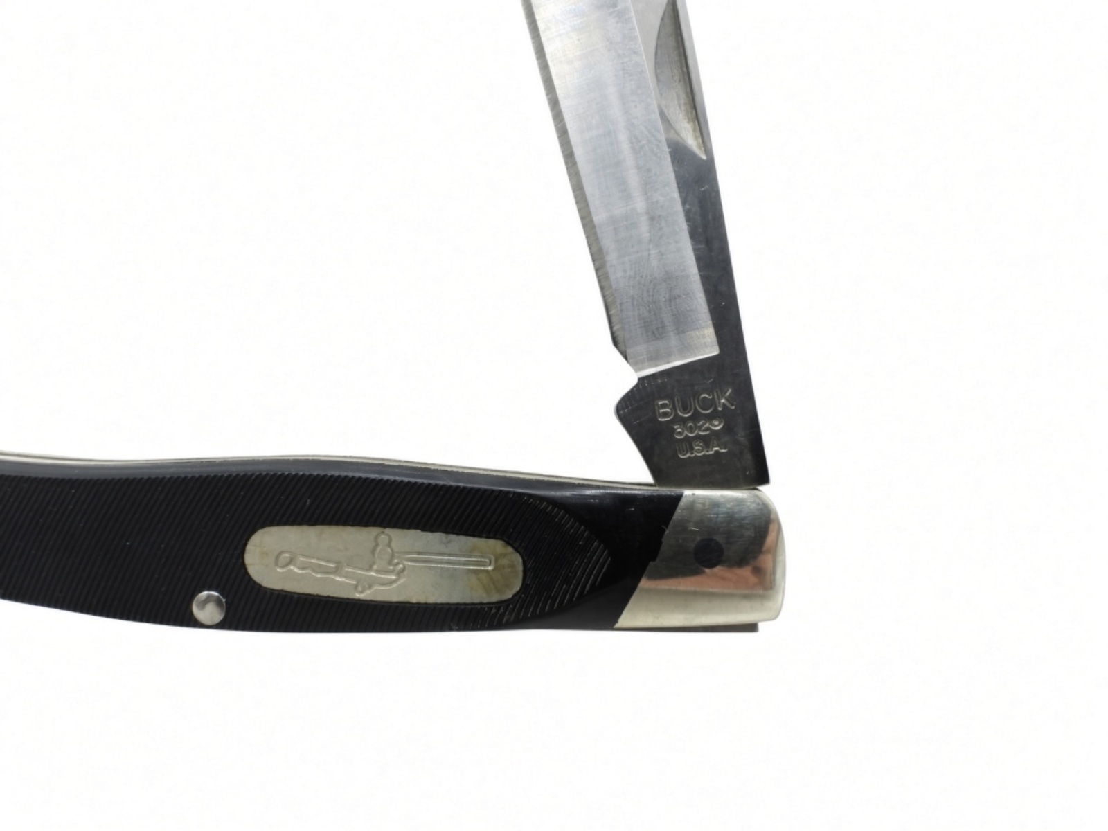 Buck Model 302 Folding Hunter, Black Handle