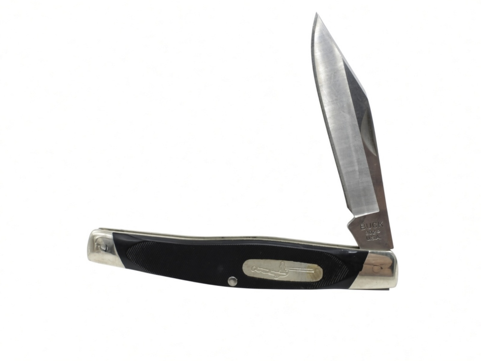 Buck Model 302 Folding Hunter, Black Handle