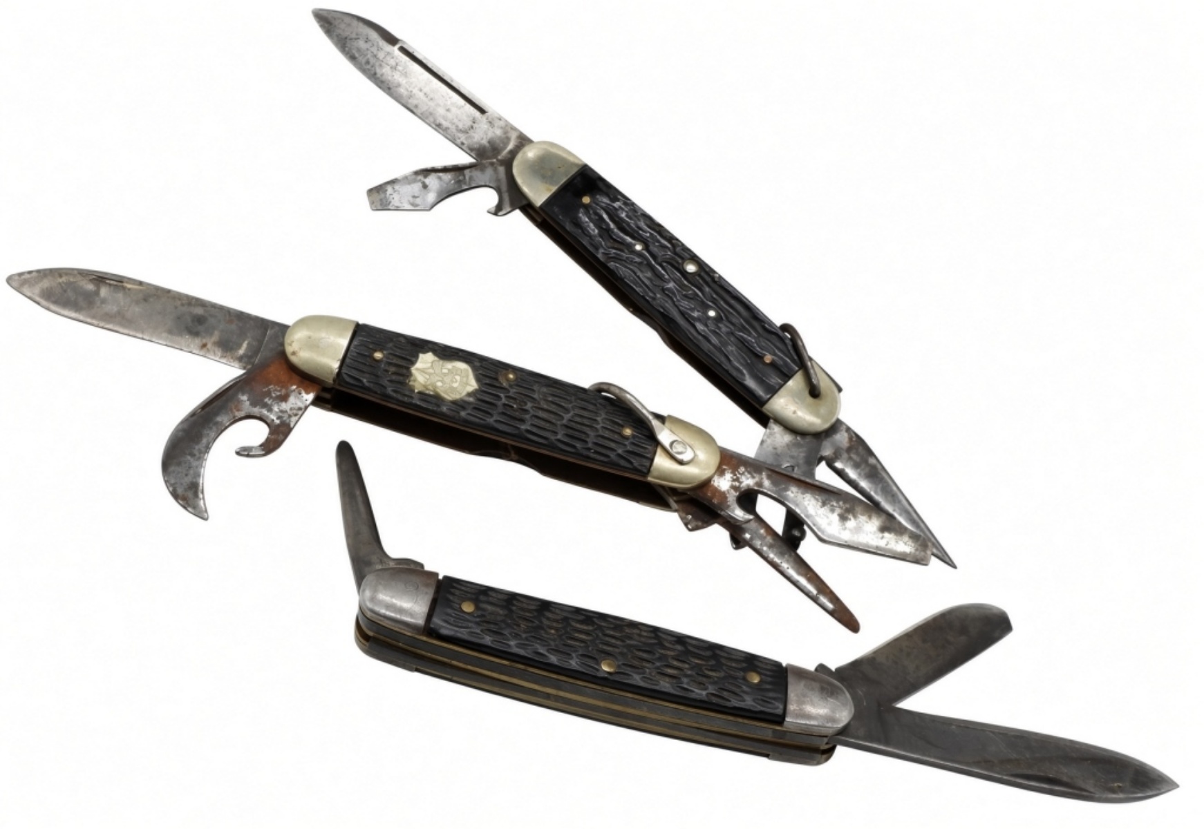 (3) Vintage Pocket Knives - Scouts & More