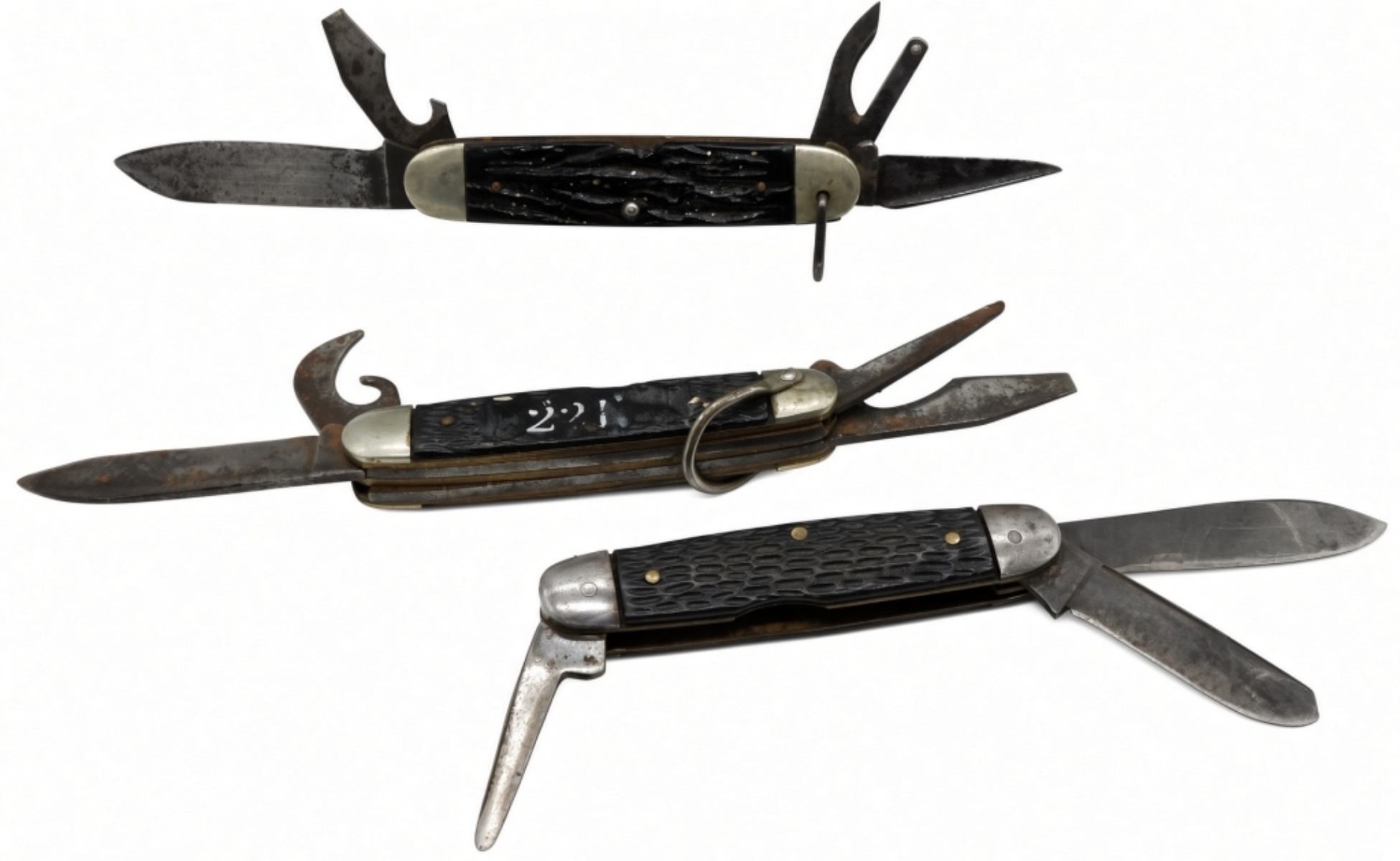 (3) Vintage Pocket Knives - Scouts & More