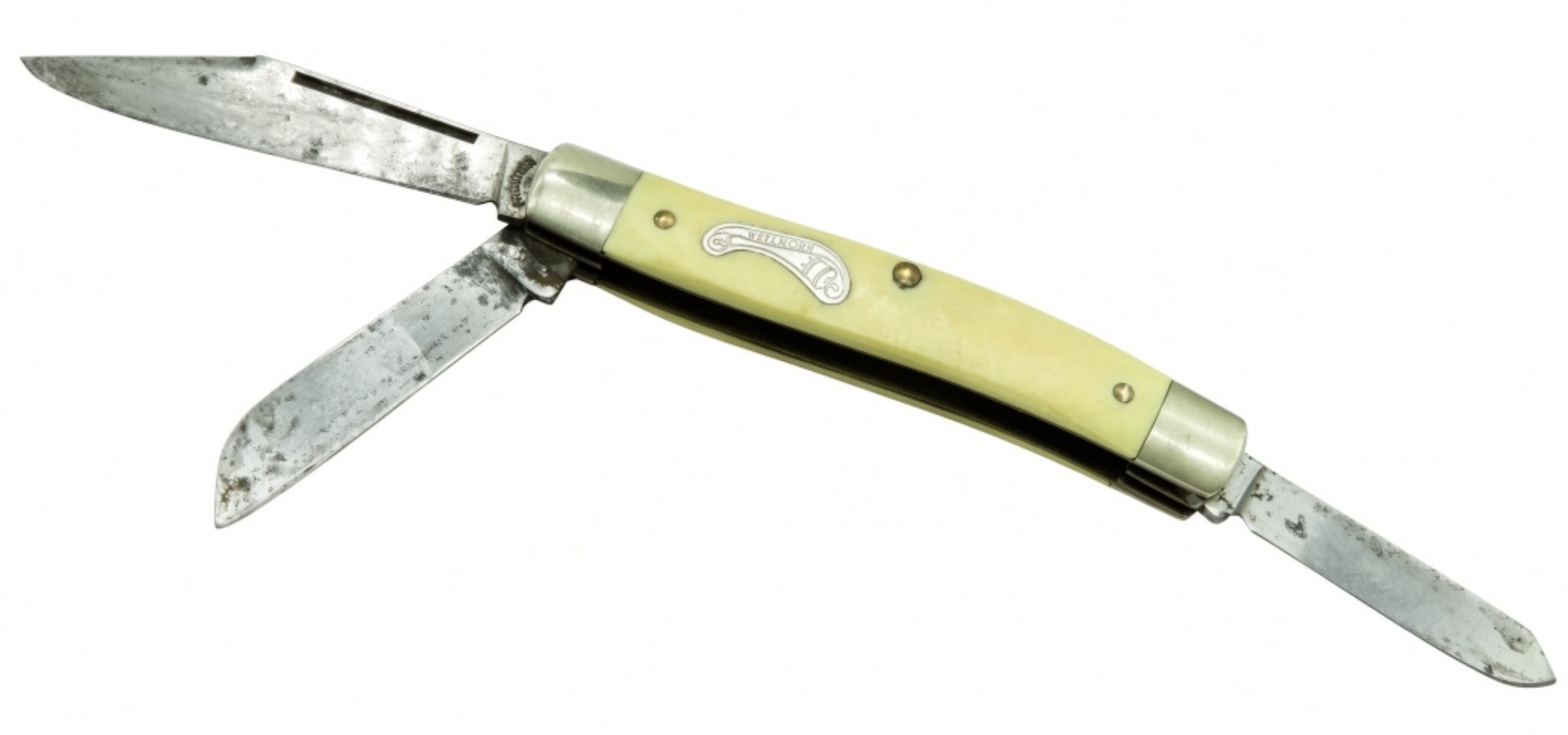 Frontier Two-Blade Folding Knife, Bone Handle