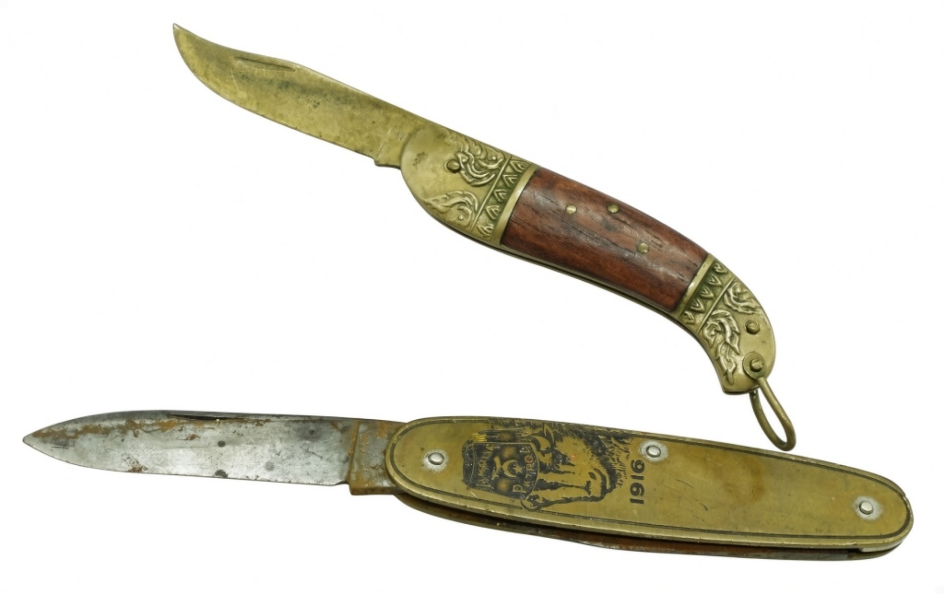 1916 Ismailia Patrol Knife & Ornate Knife