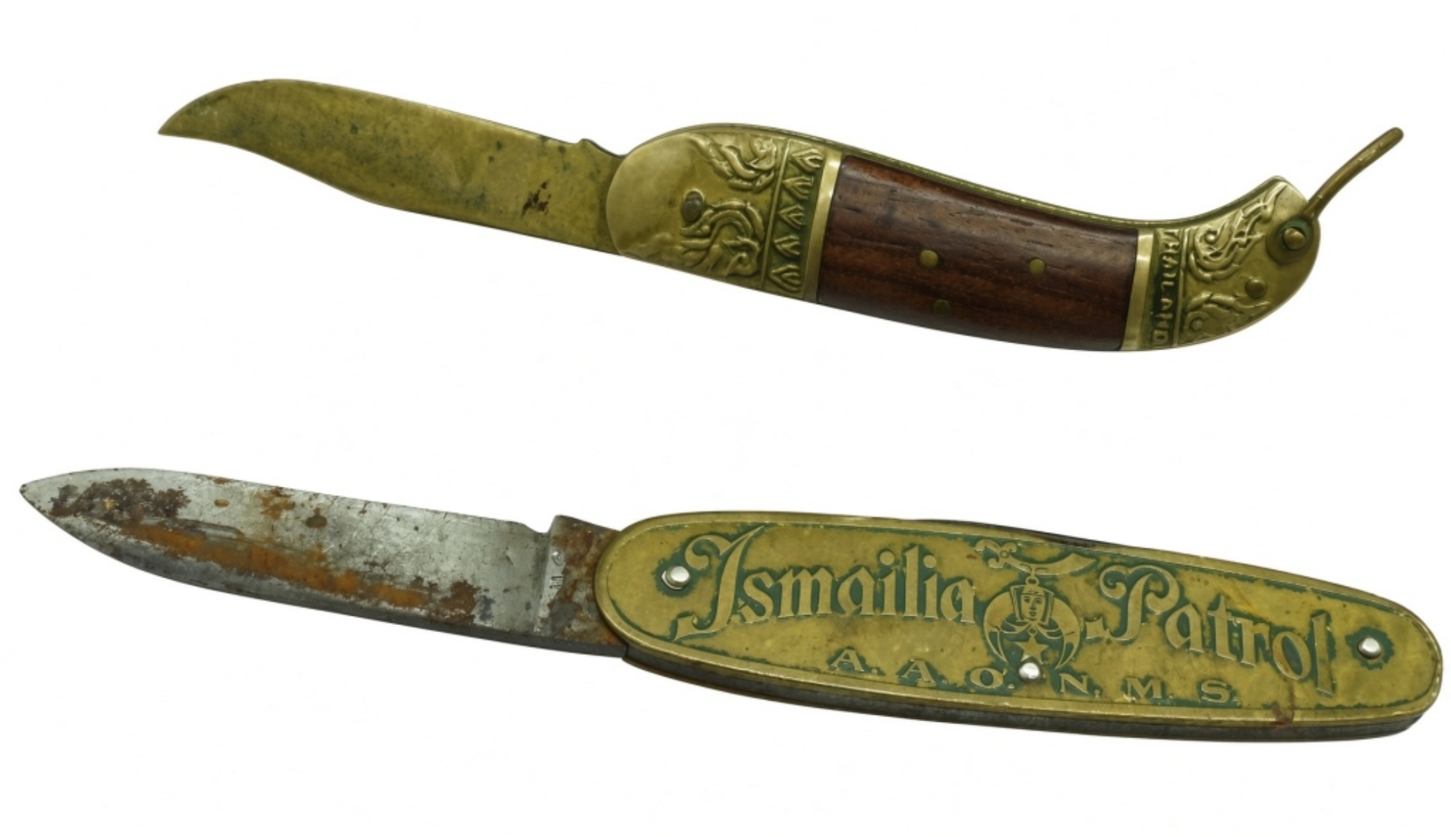 1916 Ismailia Patrol Knife & Ornate Knife